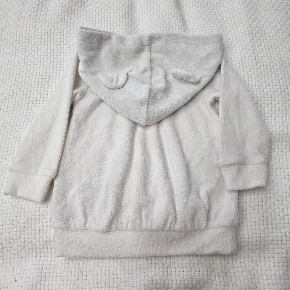 Nordstrom Baby Bear Hoodie & Heart Leggings Set | 6 Months | Cozy & Cute! 🤍🖤 - Picture 4 of 8